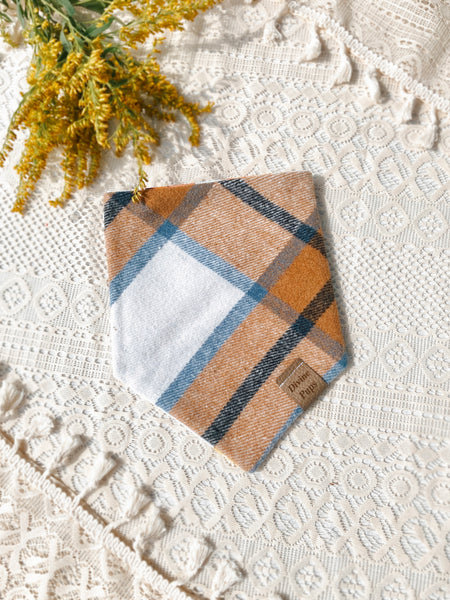 brown flannel sailor bow 🎀